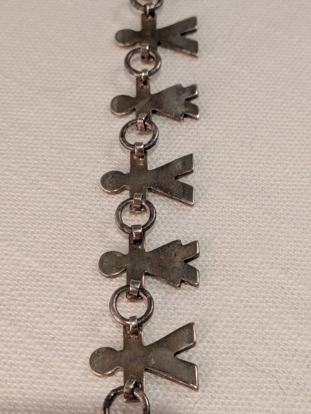 Vintage 90's Taxco Mexico Silver Necklace - Picture 3 of 6
